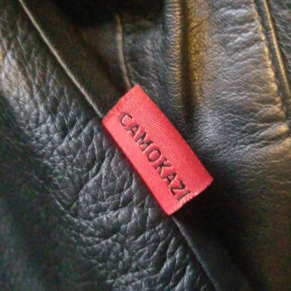 Camokazi 'Real Leather Moto jacket - Picture 2 of 4